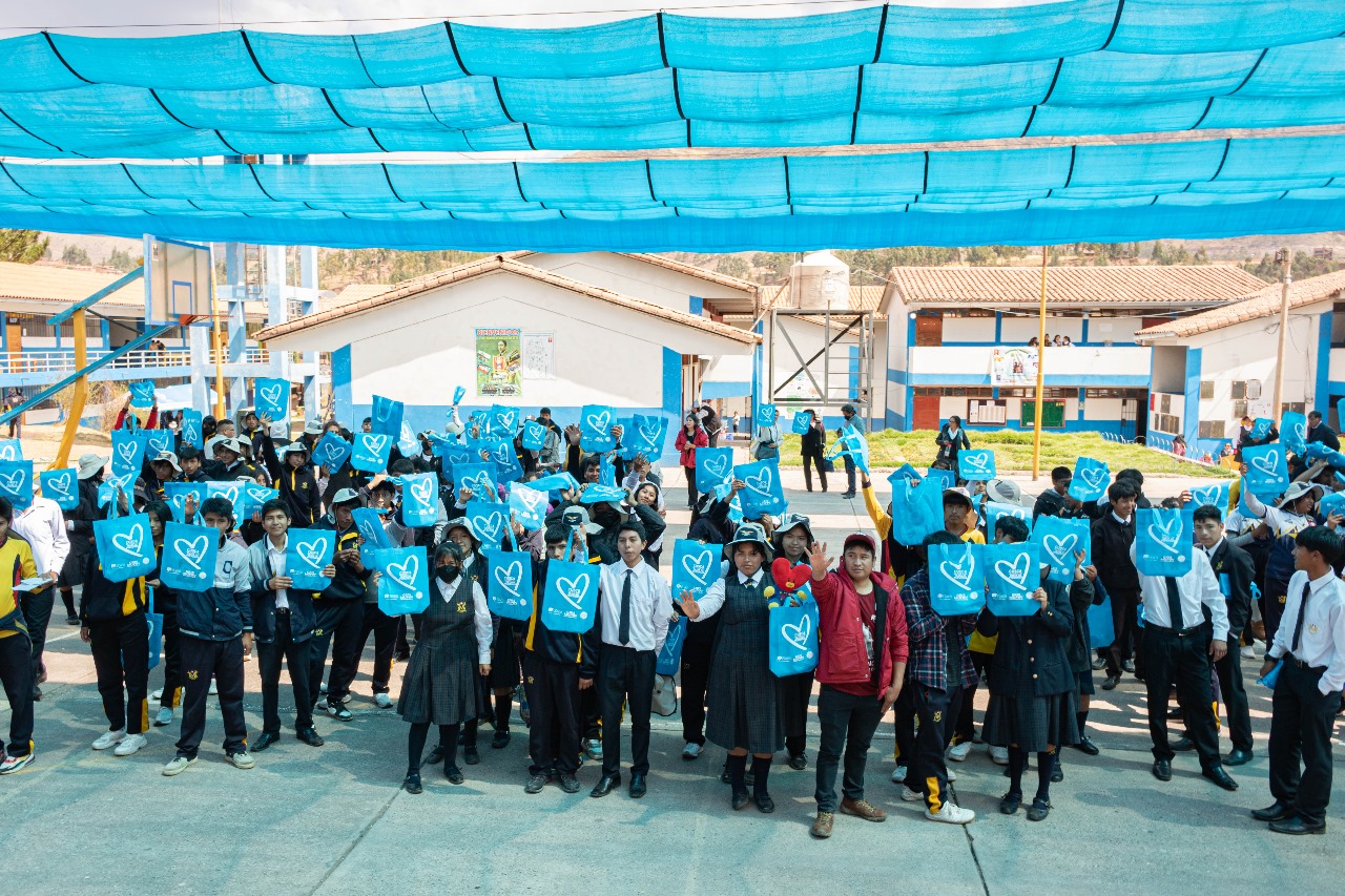 SENSIBILIZACION A ESTUDIANTES DE LA I.E. AVA - SAN JERONIMO - CUSCO