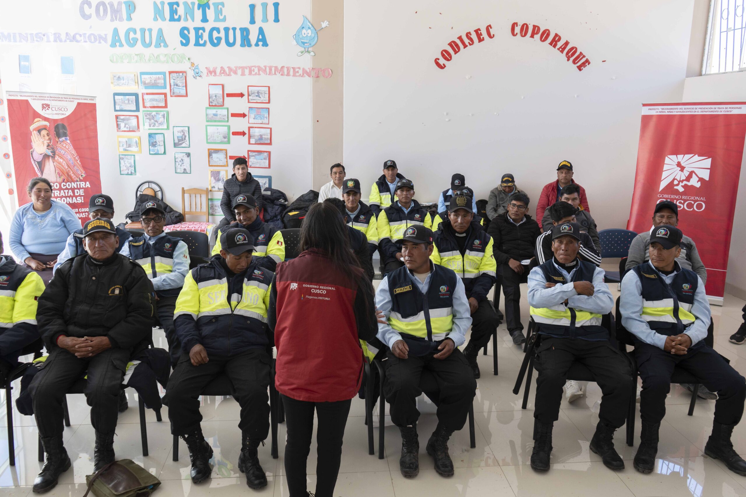 TALLER DE CAPACITACIÓN AL PERSONAL DE SERENAZGO DEL DISTRITO DE COPORAQUE