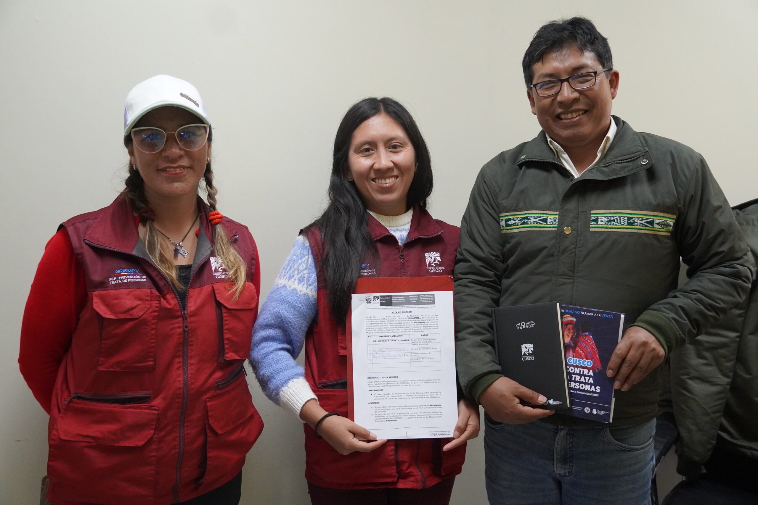 SOCIALIZACIÓN DEL PROYECTO CON EL GERENTE MUNICIPAL DE VILCABAMBA - LA CONVENCIÓN 2024